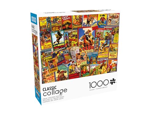 Buffalo Games - Lewis T Johnson - Collage Collection - Great Western Posters - 1000 Piece Jigsaw Puzzle for Adults - Challenging Puzzle Perfect for Game Nights - Finished Size is 26.75 x 19.75 - image 3