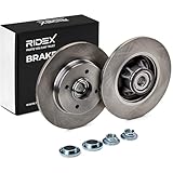 RIDEX 82B0700 2x Disco freno Posteriore con cuscinetto ruota Compatibilità con PEUGEOT 3008 0U