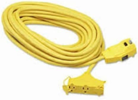 Coleman Cable for Ground Fault Circuit Interrupters Right Angle Gfci Extension Cord Size: 25'