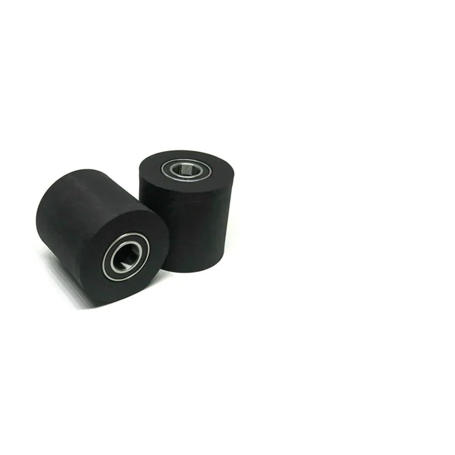 1 Piece 10x35x35 Double Bearing Polyurethane Pressure Pulley PUT680035-35 35mm Diameter 10mm Hole Diameter PU Bearing 10 * 35 * 35 Rubber Pulley(8x30x30mm)