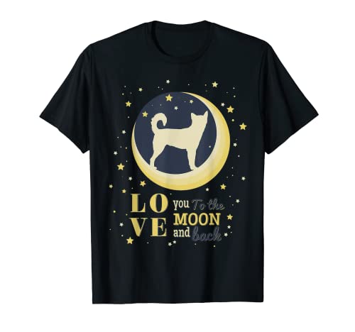 Photo de Love Chien de Cannan To The Moon T-Shirt