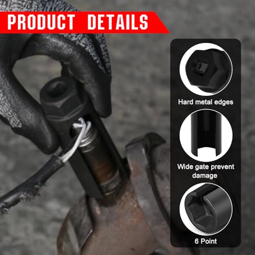 image for A ABIGAIL Oxygen Sensor Socket with Side Wire Cutout 1/2” Inch Drive