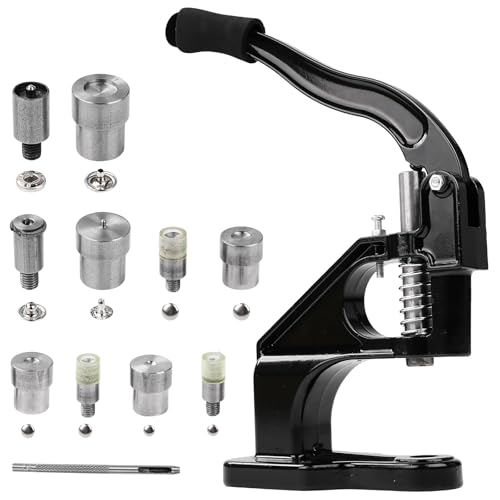 Vanttokeey Manual Rivet Press Set, Hand Press Snap Riveter Eyelet