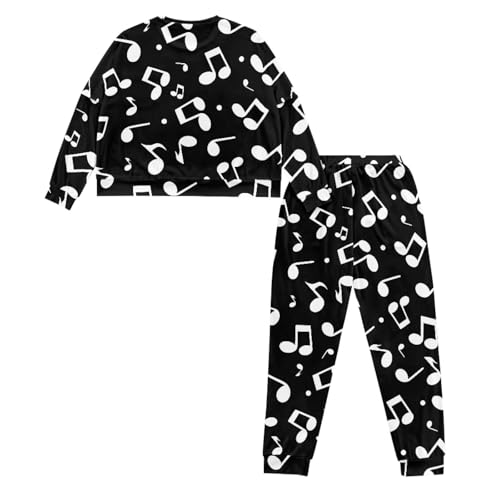 Image of Women's Pajamas Set Soft 2 Piece Loungewear Long Sleeve Pj Set Matching Sleepwear with Pockets for Women Plus Size