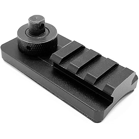 YONCONO Tactical Rifle Bipod Mount Sling Stud Swivel Picatinny Rail 3 Slot 20mm Bipod QD Adapter Base Compatible With V8 and Atlas Style Cover