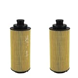 2 Pieces Engine Oil Filter With O-Ring Kit Compatible For Chevrolet Trailblazer 2012 2013 2014