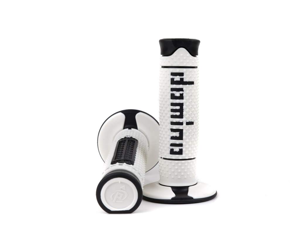 Domino COPPIA MANOPOLE BIANCO/NERO DSH OFF ROAD
