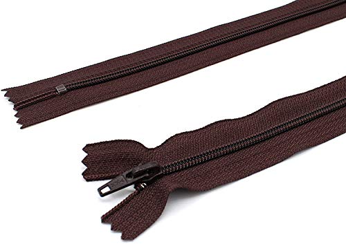 Fermeture éclair YKK anti-blocage pour housse de protection marron - 3