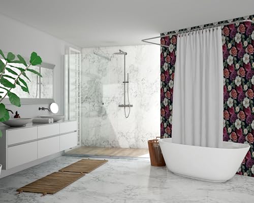 Papel pintado para decoración que cubre imperfecciones y renueva paredes viejas con estampado floral 7