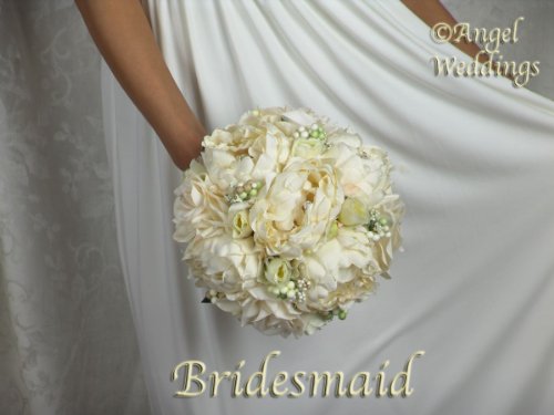 Gorgeous Chantal Complete Wedding Package Bridal Silk Flowers #TOP3