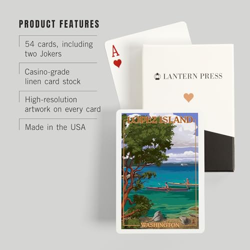 Lantern Press Baraja Poker 52 Cartas para Adultos miniatura 3
