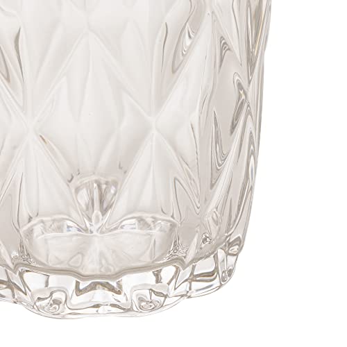 Conjunto 6 Copos Altos de Vidro com Fio de Ouro Diamond 350ml - Lyor