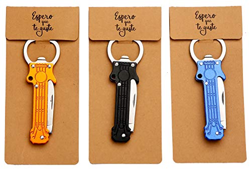 Navaja Multiusos + Abridor Guitarra (50) - Detalles, regalos y recuerdos para Bodas, Cumpleaños, Comuniones Originales Hombres Mujeres Unisex