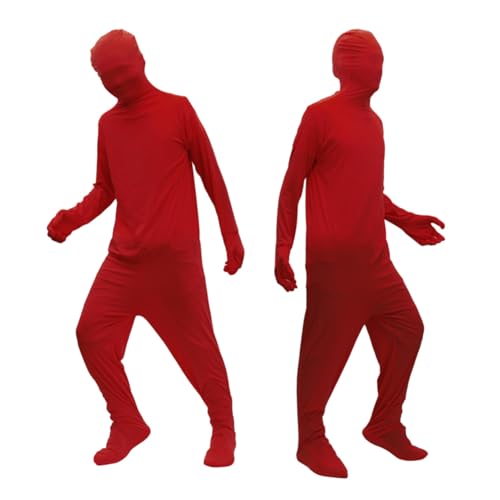 Combinaison moulante rouge Healvian pour costume de Halloween