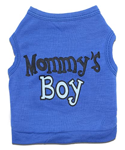 6 Packs Extra Small Dog Puppy Shirts Mommy's Boy Dog Clothes Funny Cute I Love My Dad T Shirt For Small Dogs Girl Xs Puppy Tshirt Cat Clothing Female Vest Apparel #TOP2