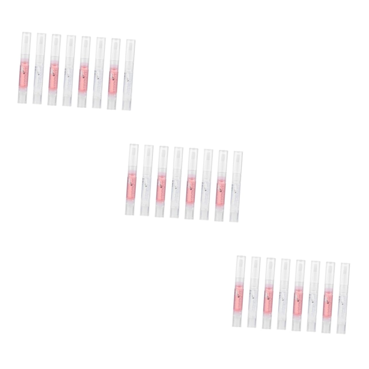 24piezas Cutícula Nutritivo Boligrafo Para Cuidado De Uñas Hidratante Para Manicura y Arte De Uñas Práctico y Portátil