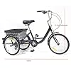 WSIKGHU Adult Tricycles 8 Speed 20 Inch 3 Wheels Adult 20" 3 Wheel 8 Speed Trike Cargo Trike Cruiser Cycling Tricycle, Tricycle With Basket And Mudguard(155-180CM,110KG) #1