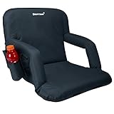 Driftsun Foldable Reclining Stadium Seat - Deluxe Reclining Bleacher Chair with Back Support,...