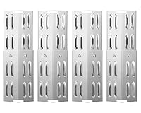 GriHero Einstellbare 29 bis 43cm Universal Brennerabdeckung Gasgrill Flammenverteiler, Edelstahl Flammblech Ersatzteile für Enders, Weber, Landmann, Burnhard, Charbroil und die meisten Gasgrills