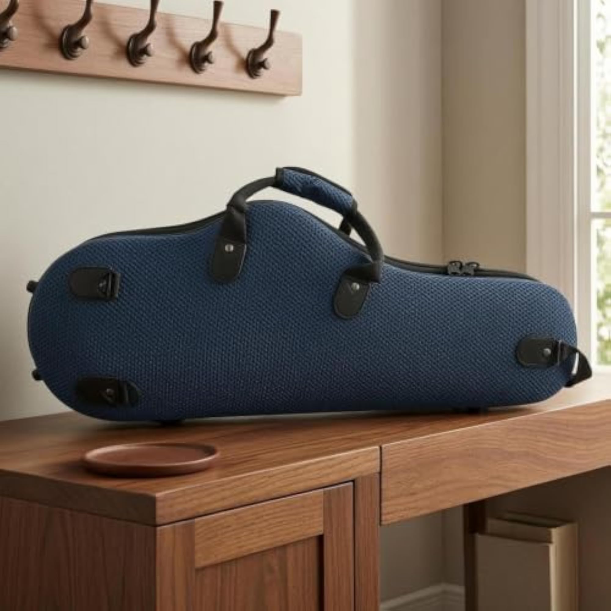 Soft Shielded Alto Saxophone Carrying Case, Padded Protection