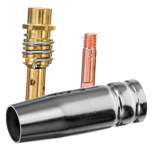 Veemoon 1 Set Welding Accessories Welding Tip Gas Soldering Kit Welding Accessories Welder Accessories Welding Nozzles Copper Welding Nozzle Welding Nozzle Tips Kit Welding Parts