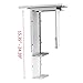 AIMEZO CPU Holder 360⁰ Swivel Under Desk Mount Computer Tower Holder PC Mount Stand with Adjustable Height Width,Holds up to 50lbs （White））