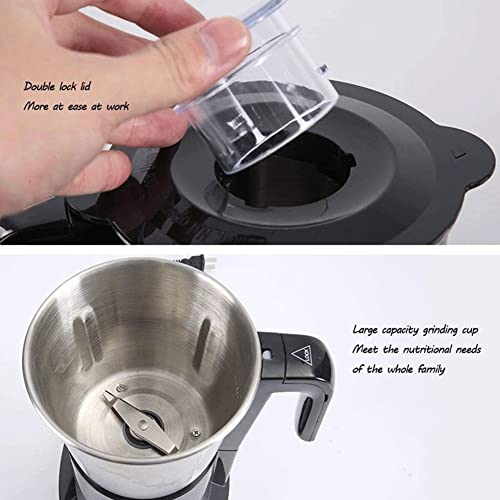 MDHDGAO Grinder de café eléctrico portátil de 400W, Amoladora de Gran Capacidad, Granos de café recién molidos y… - Imagen 8