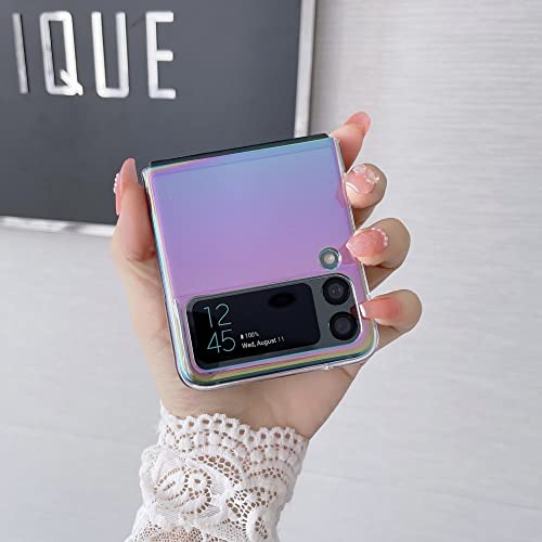 Coque luxe Samsung Galaxy Z Flip 4 3 5G premium rigide effet laser
