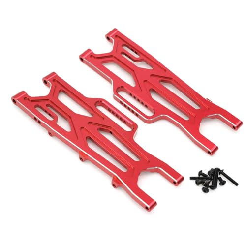 Aluminum Rear Lower Suspension Arms Set Compatible for Arrma 1/10 Kraton/Outcast 4x4 4S V2 BLX RC Truck Upgrade Parts L/R Suspension Arms Swing Arm Replacement ARA330711