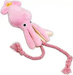 Brinquedo de Pelúcia para Cachorro com Apito Polvo Com Corda QC-6101