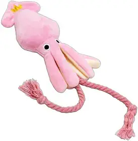 Brinquedo de Pelúcia para Cachorro com Apito Polvo Com Corda QC-6101