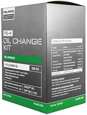 Polaris RZR 4 900 RZR S 4 900 EPS LE EPS OEM Oil Change Kit 2879323