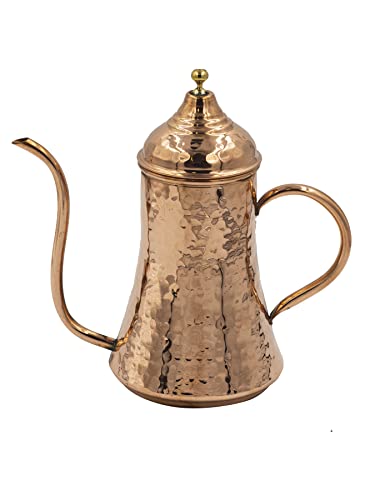 COPPER CONCEPT Copper Oil Dispenser for Kitchen, Handmade Olive Oil Dispenser Bottle, Real Copper, (10 Oz - 300 ml)