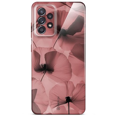 Coque Samsung Galaxy A52 anti-rayure fine bordeaux avec objectif protégé