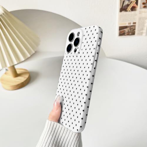 Lovmooful for iPhone 15 Pro Max Case Cute Polka Dot Design-Black&White by Lovmooful - Used condition - Image 5