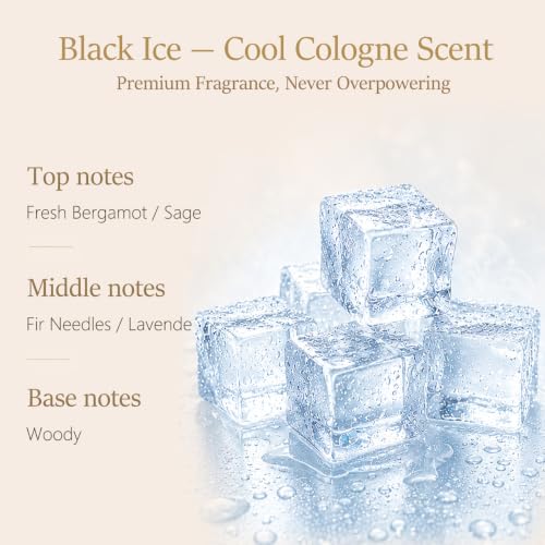 Image of Hanging Car Air Freshener Adjustable Fragrance Control Black Ice 4Pack | Liquid Oil Diffuser Customize Scent Intensity Lasts 40+ Days Car accessories For Car Home & Office