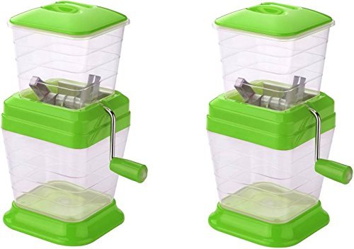 Hkc House Pack Of 2 Onion & Vegetable Chopper Cutter Chopper Of Onion Chilly Cucumber Chopper