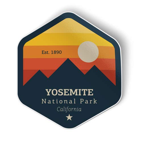 Squiddy Yosemite National Park California - Vinyl Sticker for Car, Laptop, Notebook (5
