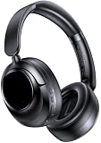 Hybrid Active Noise Cancelling Headphones, Bluetooth 6.0 Wireless Headphones Over Ear Headset with 120H Playtime, Hi-Res Audio, 5-ENC Mic, 35dB ANC Headphone Transparency Mode for Travel Office Gaming
