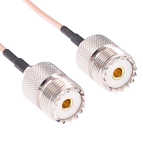 Adaptador conector antena RF coaxial 2 uds 20 cm miniatura 4