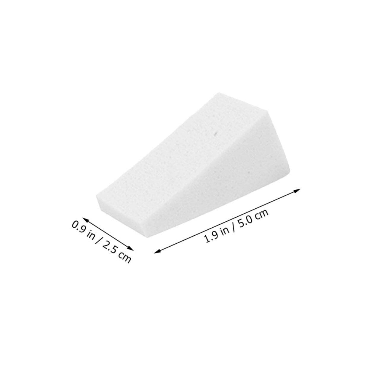 minkissy 150piezas Esponjas De Maquillaje Triangulares Herramienta De Maquillaje y Duradera Para Uso Húmedo y Seco Para Base Líquida y Polvos Compactos