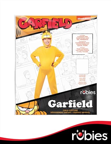 Disfraz Garfield para Niños, Unisex Mediano miniatura 6