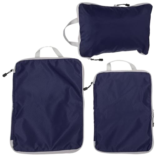 Organisateurs de voyage pour valise MAGICLULU rangement vêtements bleu marine tissu léger paquet