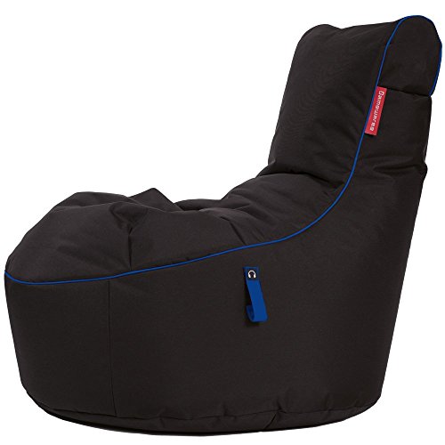 GAMEWAREZ Arctic Blizzard 2.0 Sitzsack – Gaming-Sitzsack mit Rückenlehne zum Zocken, praktische Seitentasche zur… – Bild 4