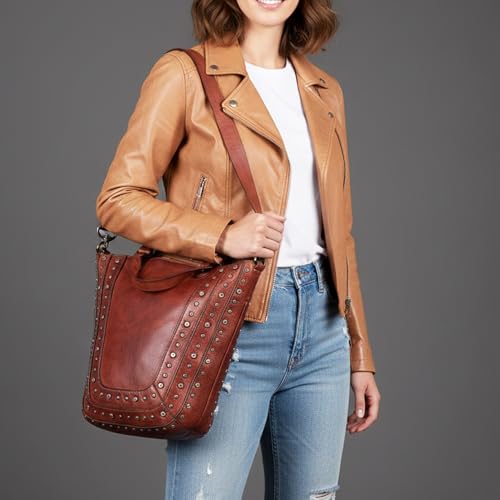 Bolso Tote de Cuero Vacuno Europeo Hecho a Mano miniatura 2