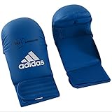 Adidas Handschuhe Faustschützer für Karate/fit-boxe blau WKF zugelassen, blau, XS