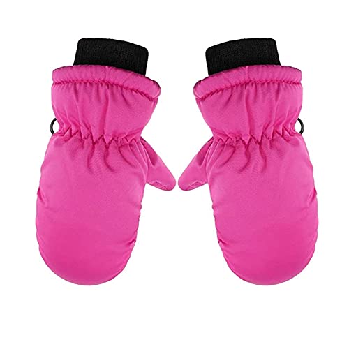 Gants de ski étanches pour enfants de 5 à 8 ans avec isolation thermique hiver