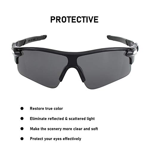 Óculos de sol esportivos, Romacci Óculos de sol esportivos Óculos de sol para ciclismo Lentes para P