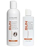 Sun Laboratories Self Tanning Lotion - Dark - 2-Pack 8 oz + 4 oz