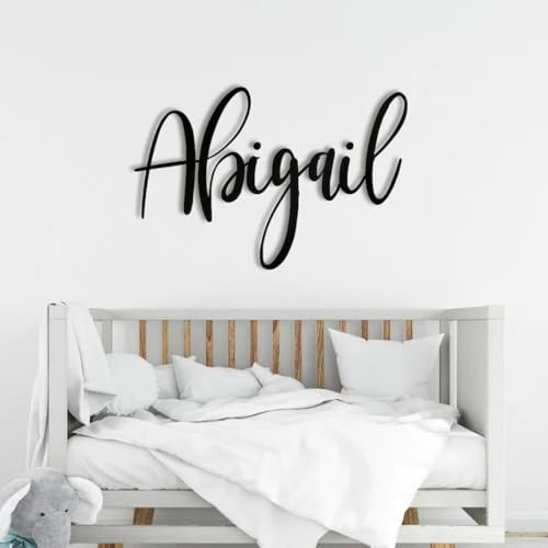 Letras de madera personalizadas para nombres infantiles, letrero de madera para guardería de bebé, letrero de nombre de boda personalizado para decoración de pared